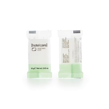 Rechteckige Seife "Hotel Care" 8 mm x 52 mm x 33 mm weiss im Flow Pack