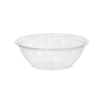 Salatschalen To Go, R-PET rund 500 ml Ø 15,5 cm · 5,5 cm glasklar