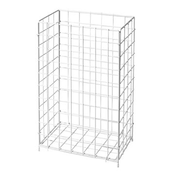 Sammelkorb aus Metall, 63 x 41 x 25,5 cm, weiss