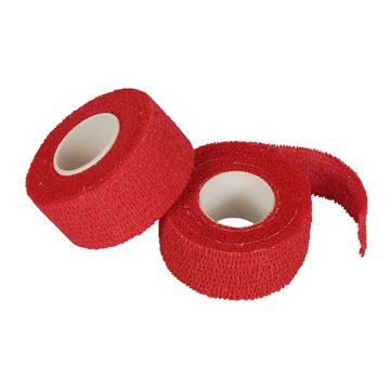 Selbsthaftende Pflaster auf Rolle, 5 m x 2,5 cm, rot