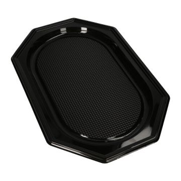 Servierplatten, PET 45 x 30 cm schwarz