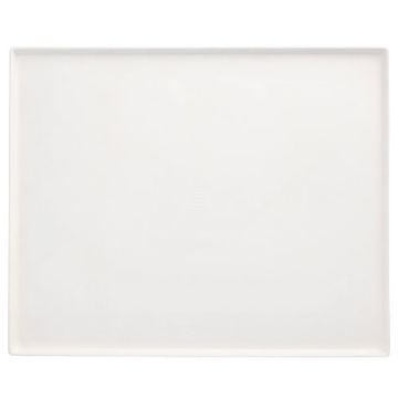 Servierplatten aus Zuckerrohr "pure" eckig 32,5 x 26,5 cm weiss "Evasion"