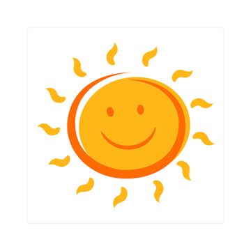 Servietten, 3-lagig 1/4-Falz 25 x 25 cm "Here comes the Sun"
