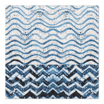 Servietten, 3-lagig 1/4-Falz 33 x 33 cm "Crazy Waves"