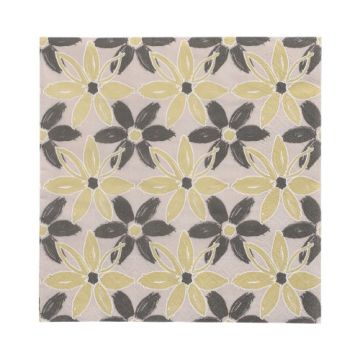 Servietten, 3-lagig 1/4-Falz 33 x 33 cm "Dark Flowers"