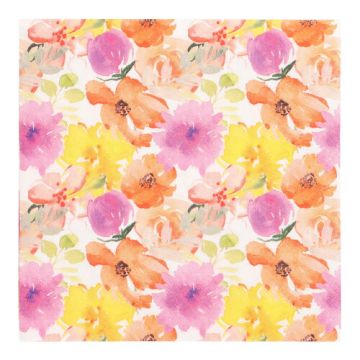 Servietten, 3-lagig 1/4-Falz 33 x 33 cm "Flowers Splendor"