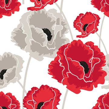 Servietten, 3-lagig 1/4-Falz 40 x 40 cm "Poppy"