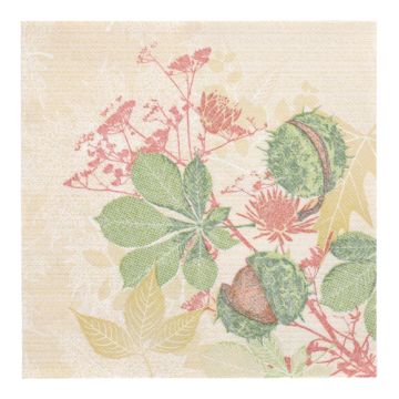 Servietten, "ROYAL Collection", 1/4-Falz, 40 x 40 cm, "Autumn Leaves"