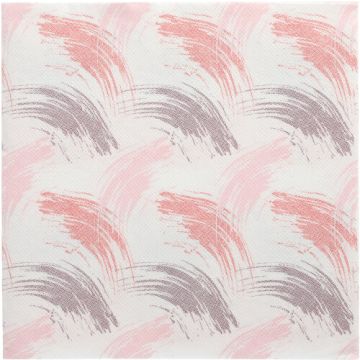 Servietten "ROYAL Collection" 1/4-Falz 40 x 40 cm bordeaux "Brushstroke"