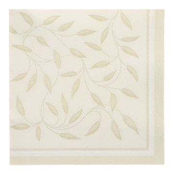 Servietten, "ROYAL Collection" 1/4-Falz 40 x 40 cm champagner "New Mediterran"