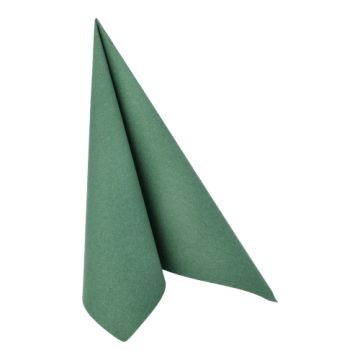 Servietten "ROYAL Collection" 1/4-Falz 40 x 40 cm dunkelgrün in Papierverpackung
