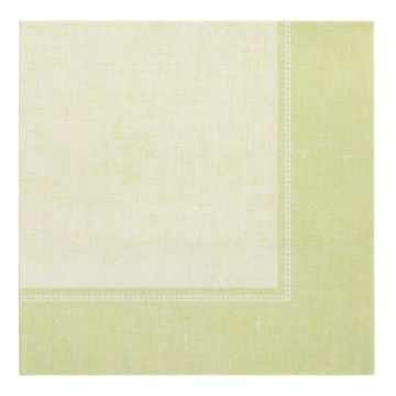 Servietten "ROYAL Collection" 1/4-Falz 40 x 40 cm hellgrün "Linum"