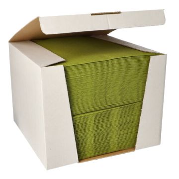 Servietten "ROYAL Collection" 1/4-Falz 40 x 40 cm olivgrün