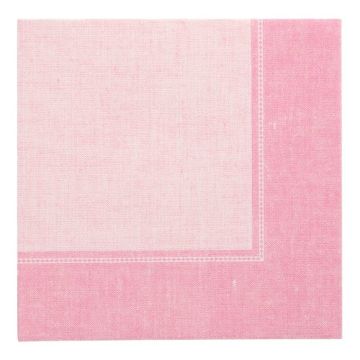 Servietten "ROYAL Collection" 1/4-Falz 40 x 40 cm rosa "Linum"