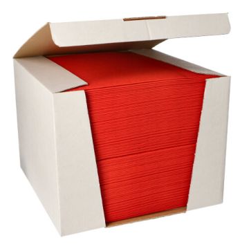 Servietten "ROYAL Collection" 1/4-Falz 40 x 40 cm rot
