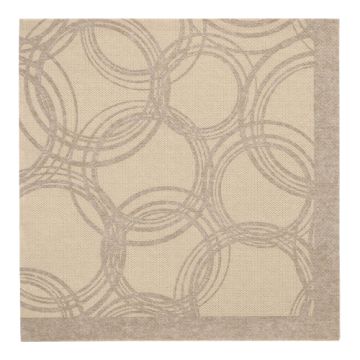 Servietten "ROYAL Collection" 1/4-Falz 40 x 40 cm sand "Bubbles"