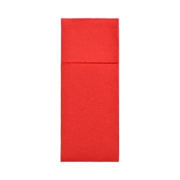 Bestecktaschen "ROYAL Collection" 40 x 30 cm rot