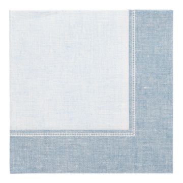 Servietten, arktikblau, "ROYAL Collection", 1/4-Falz, 40 x 40 cm, "Linum"