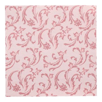 Servietten, bordeaux "ROYAL Collection" 1/4-Falz 40 x 40 cm "Damascato"
