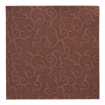 Servietten, braun "ROYAL Collection" 1/4-Falz 40 x 40 cm "Casali"