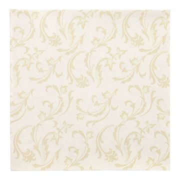 Servietten, champagner "ROYAL Collection" 1/4-Falz 40 x 40 cm "Damascato"