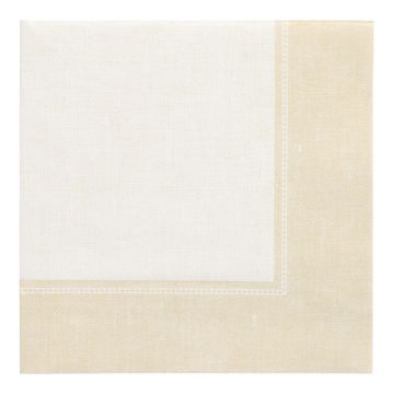 Servietten, creme, "ROYAL Collection", 1/4-Falz, 40 x 40 cm, "Linum"