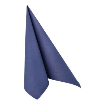 Servietten, dunkelblau "ROYAL Collection" 1/4-Falz 40 x 40 cm