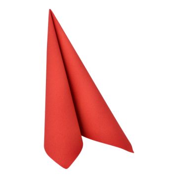 Servietten, feuerrot "ROYAL Collection" 1/4-Falz 40 x 40 cm