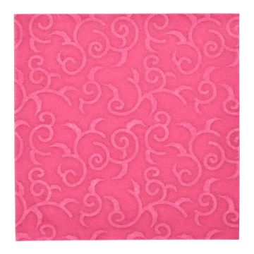 Servietten, fuchsia "ROYAL Collection" 1/4-Falz 40 x 40 cm "Casali"