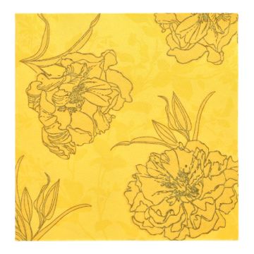 Servietten, gelb "ROYAL Collection" 1/4-Falz 40 x 40 cm "Thalia"