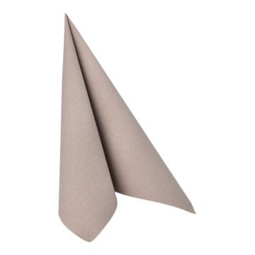 Servietten, grau "ROYAL Collection" 1/4-Falz 40 x 40 cm