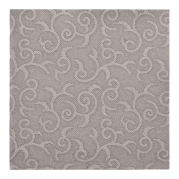Servietten, grau "ROYAL Collection" 1/4-Falz 40 x 40 cm "Casali"