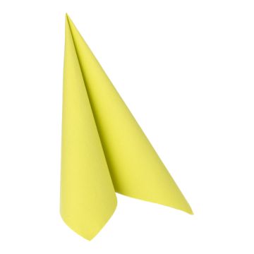 Servietten, limonengrün "ROYAL Collection" 1/4-Falz 40 x 40 cm