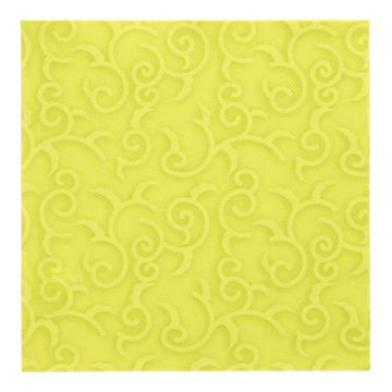 Servietten, limonengrün "ROYAL Collection" 1/4-Falz 40 x 40 cm "Casali"