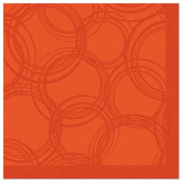 Servietten, nektarine "ROYAL Collection" 1/4-Falz 40 x 40 cm "Bubbles"