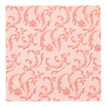 Servietten, nektarine "ROYAL Collection" 1/4-Falz 40 x 40 cm "Damascato"