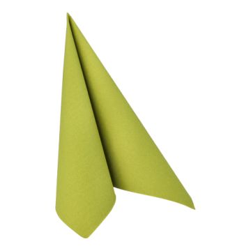 Servietten, olivgrün "ROYAL Collection" 1/4-Falz 40 x 40 cm