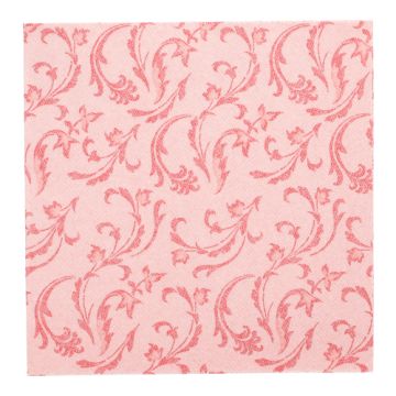 Servietten, rot "ROYAL Collection" 1/4-Falz 40 x 40 cm "Damascato"