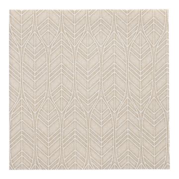 Servietten, sand "ROYAL Collection" 1/4-Falz 40 x 40 cm "Leaves"