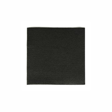 Servietten, schwarz 2-lagig 1/4-Falz 20 cm x 20 cm "Point to Point"