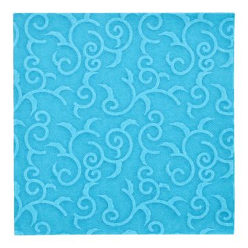 Servietten, türkis "ROYAL Collection" 1/4-Falz 40 x 40 cm "Casali"