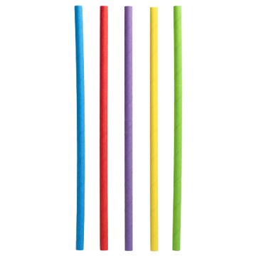 Shake-Halme aus Papier Ø 8 mm · 25 cm farbig sortiert