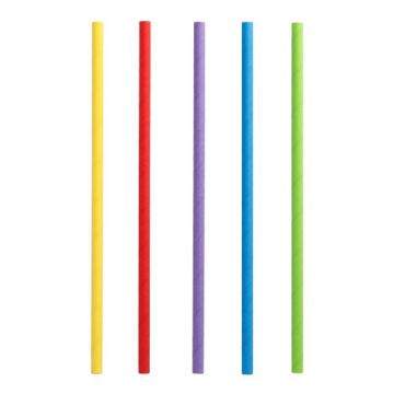 Shake-Halme aus Papier Ø 8 mm · 25 cm farbig sortiert