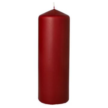 Stumpenkerzen bordeaux Ø 70 mm · 200 mm