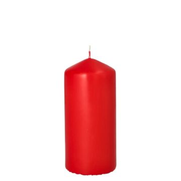 Stumpenkerzen rot Ø 60 mm · 130 mm