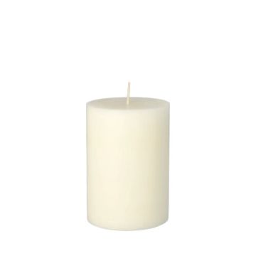 Stumpenkerzen weiß Ø 70 · 100 mm aus 100 % Stearin, durchgefärbt