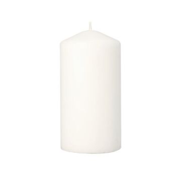 Stumpenkerzen, weiss Ø 80 mm · 150 mm