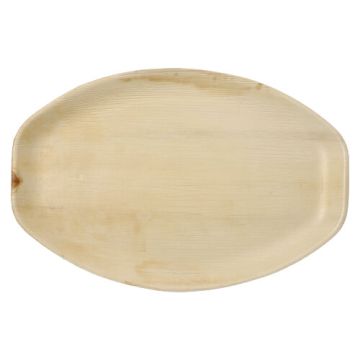Palmblatt Teller oval "pure" 43 x 29 cm