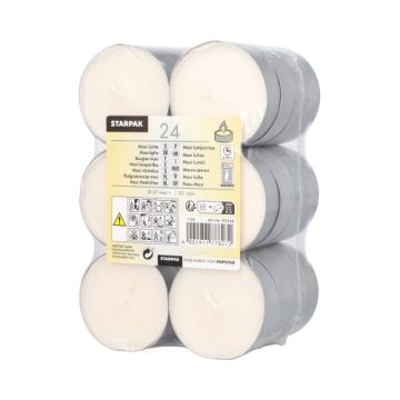 Teelichter groß Ø 57 mm · 22 mm weiss