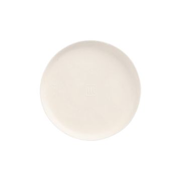 Zuckerrohrteller "pure" rund Ø 9 cm · 1 cm weiss "Ano"